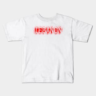 Lebanon tag Kids T-Shirt